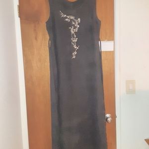 jd stone navy blue dress